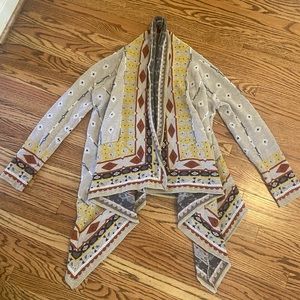 Anthropologie Promises to Keep Aztec Cardigan Sweater